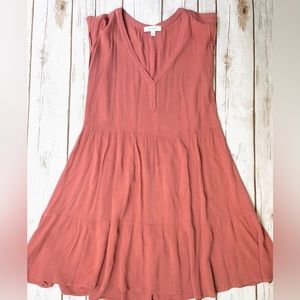 Apricot Lane Rusty Rose Mini Dress